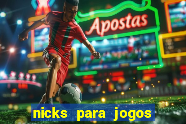 nicks para jogos de tiro